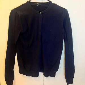 UniQlo Navy Cardigan